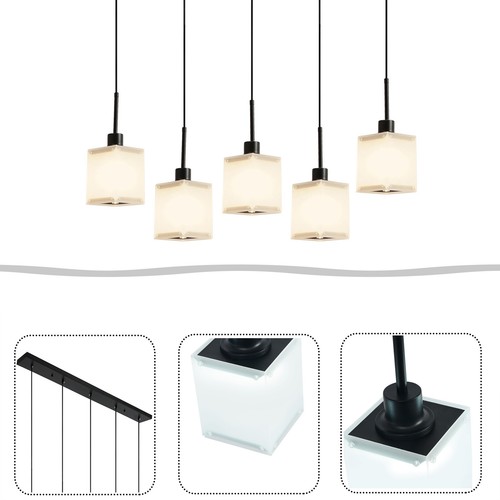 Ceiling Mounted Light, Ceiling Light, 5-light Ceiling Lamp Fixture, Home Decor - Picture 18 of 21