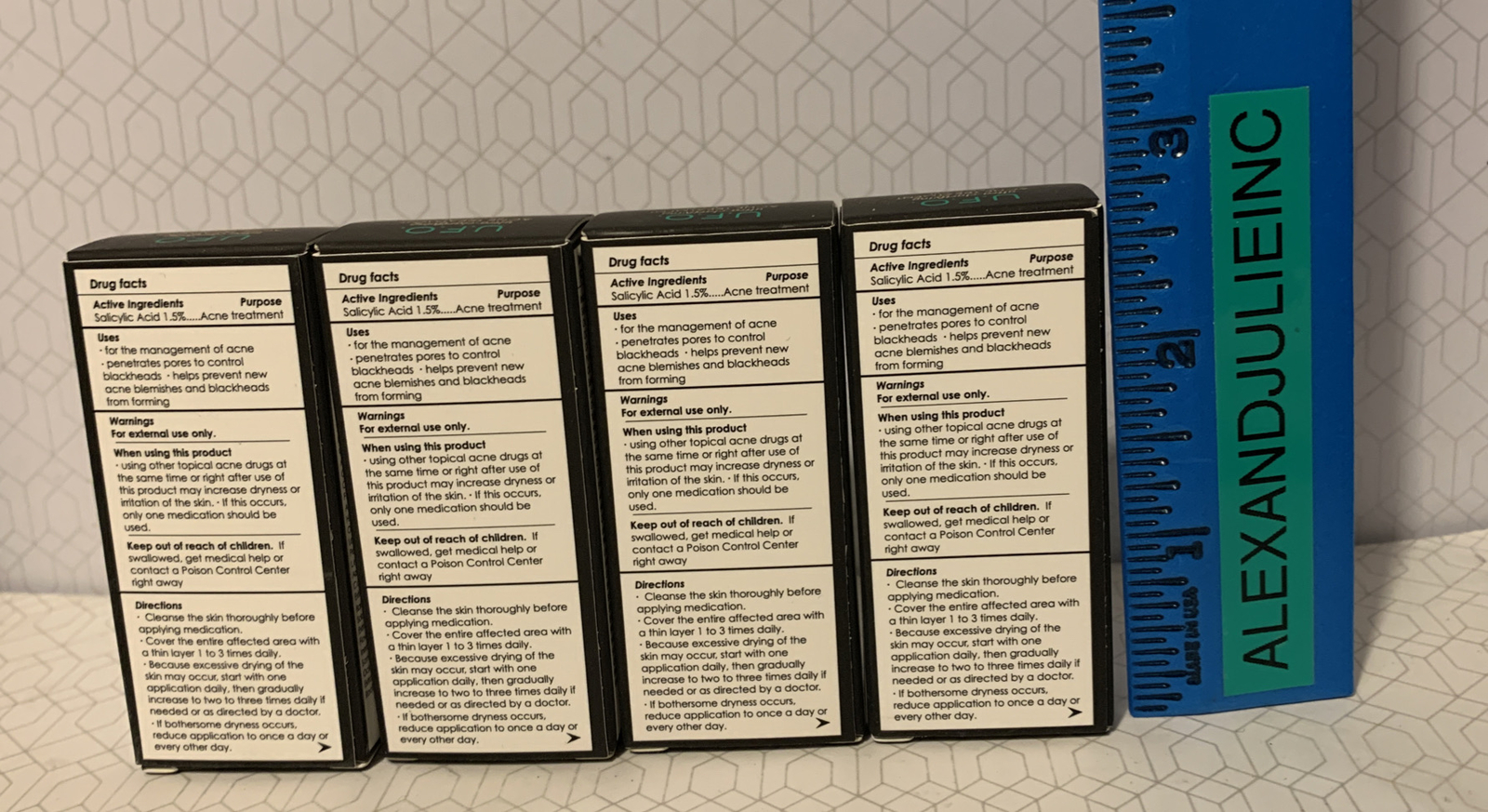 4 TRAVEL Sunday Riley UFO Ultra Clarifying Acne Treatment Face Oil .17