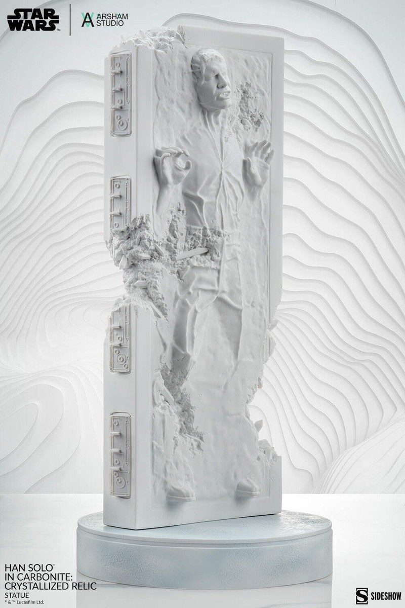 SIDESHOW Star Wars Han Solo in Carbonite Crystallized Relic SIDESHOW Star Wars Han Solo in Carbonite Crystallized Relic
