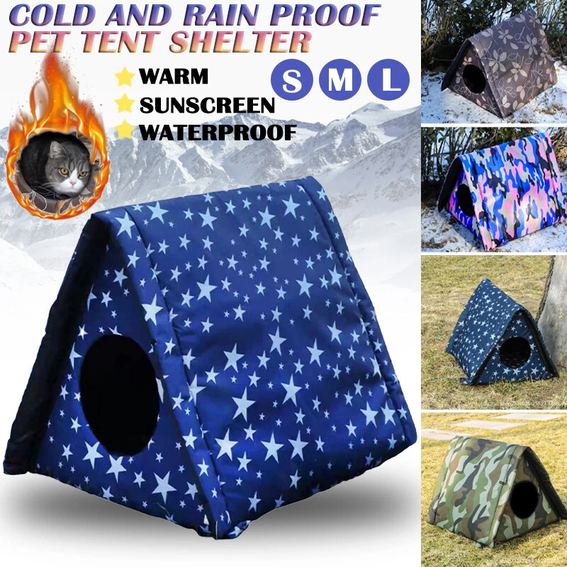 Outdoor cat rain shelter top
