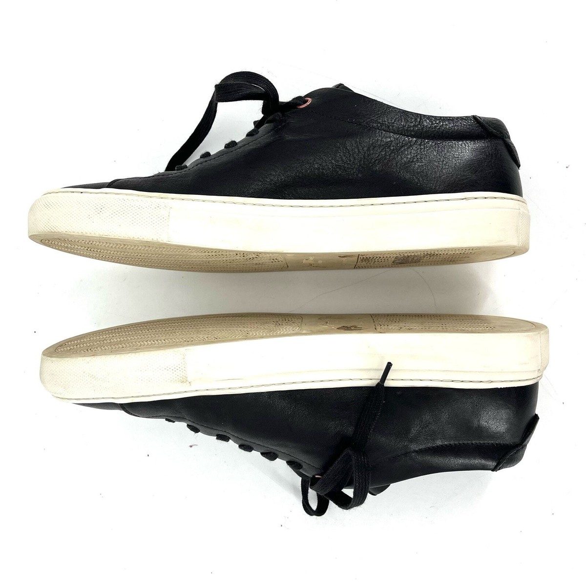 Good Man Brand Black Leather Legend London Edge‎ Low Top leather shoes (9) The Edge Premium Leather Sneakers | Good Man Brand main image 2