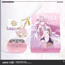 Official Honkai Impact3 Elysia Pink Wireless Bluetooth Earphone Earbud Headphone