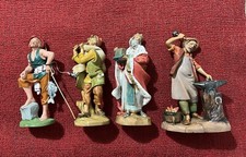 20° lotto di 4 personaggi presepe marca Fontanini Depose da 19 cm Made Italy