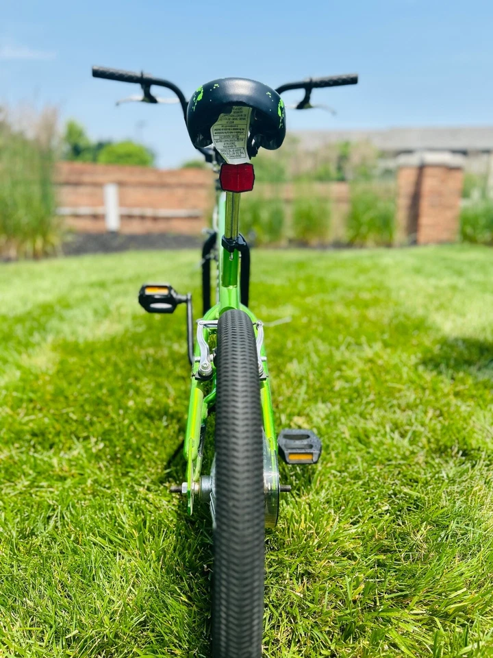 Bicicleta BMX Kent de 20 pulgadas estilo libre - verde neón Foto 4 de 4