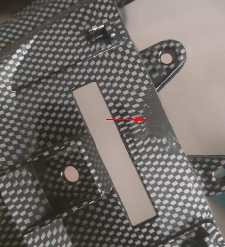 Carbon Fiber Color Plastics Rear Fender Guard for Honda CRF50 XR50 bikes SSR DHZ - Picture 4 of 4