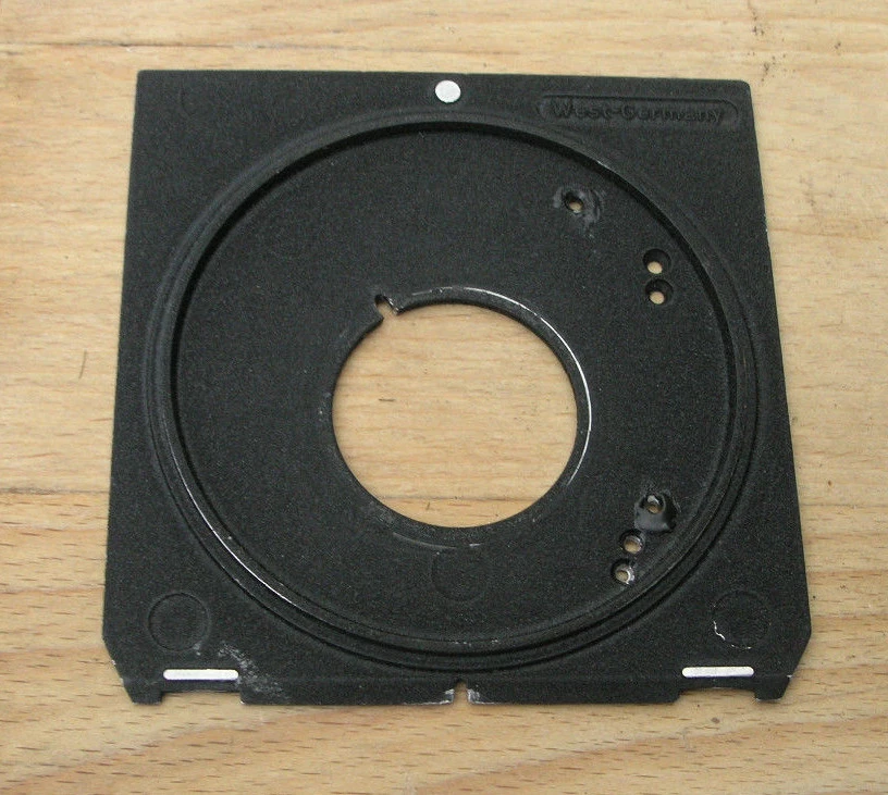 original Linhof IV V 5x4 Technika Lens board with 34.7mm compur copal 0 hole - Image 2 of 3
