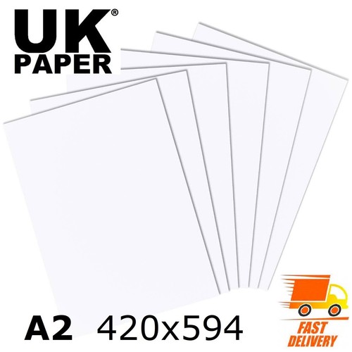 A2 A3 A4 A5 A6 WHITE CARD THICK PAPER CARDBOARD PRINTER COPIER SHEETS GSM CRAFTS - Picture 40 of 40