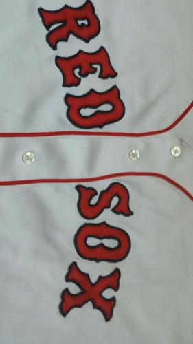 Camiseta deportiva auténtica vintage de los Medias Rojas de Boston Russell talla 48 - Imagen 3 de 8