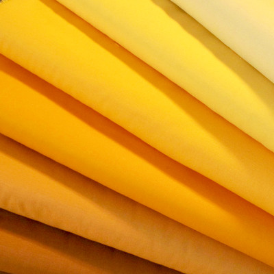 ROBERT KAUFMAN ''KONA COTTON SOLID'' Yellow tones by the 1/2 yard