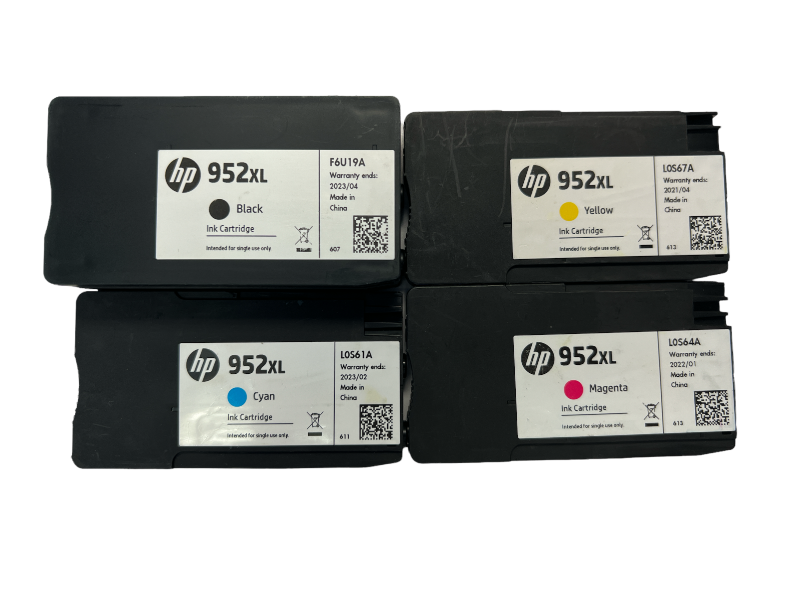 4pk Set HP 952XL Ink Cartridges NEW GENUINE Officejet 8710 8210 8720 ...