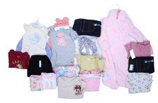 Bulk Lot Of 18 Girls Size 6-12 Month Mixed Seasons Tops Bottoms One Pieces NWT