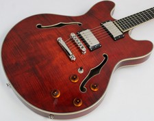 Eastman T186mx Semi-hollowbody Electric Guitar Classic Finish Bare Knuckle Pups