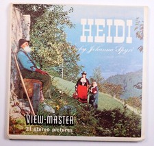 View-Master Johanna Spyri's Heidi 3 reel packet/booklet B425 -EG12