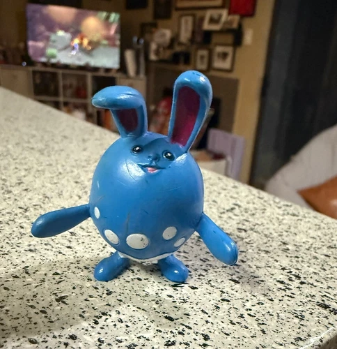 Vintage TOMY Pokemon AZUMARILL 2" Mini Figure Nintendo Toy Collectible