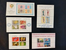 Colección de 5 bloques de sellos de Tailandia – Historia, cultura y naturaleza