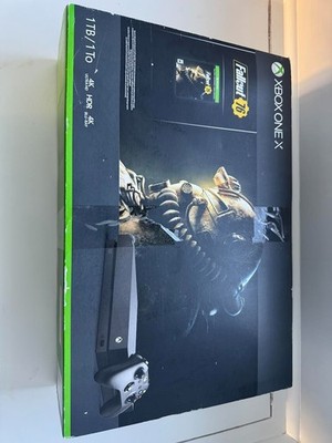 Microsoft Xbox One X 1TB Console Fallout 76 Bundle - Black (CYV-00146) NEW