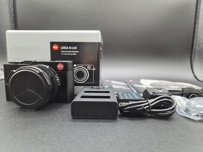 LEICA D-LUX TYP 109 12.8MP COMPACT DIGITAL CAMERA 18471 & FLASH SET *ALL WORKS