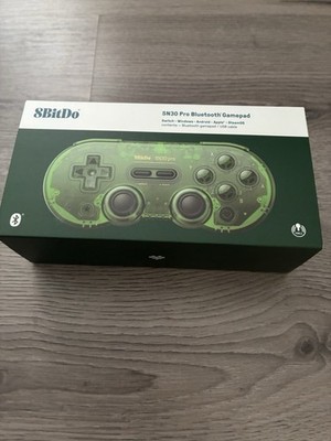 NEW 8BitDo SN30 Pro Bluetooth Controller Hall Effect Joystick Jade Green