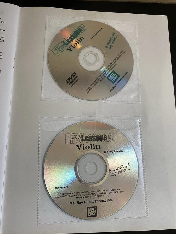 Mel Bay. First lessons Violin. Includes CD & DVD. #4 - Image 2 of 4