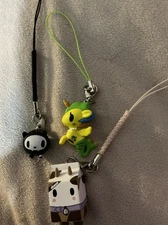Tokidoki Phone Charms With Straps
