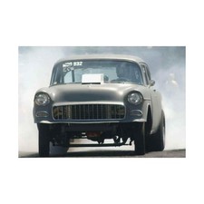 Two Lane Blacktop 55 Chevy 454 Big Block Tunnel Ram Twin Carb Cam