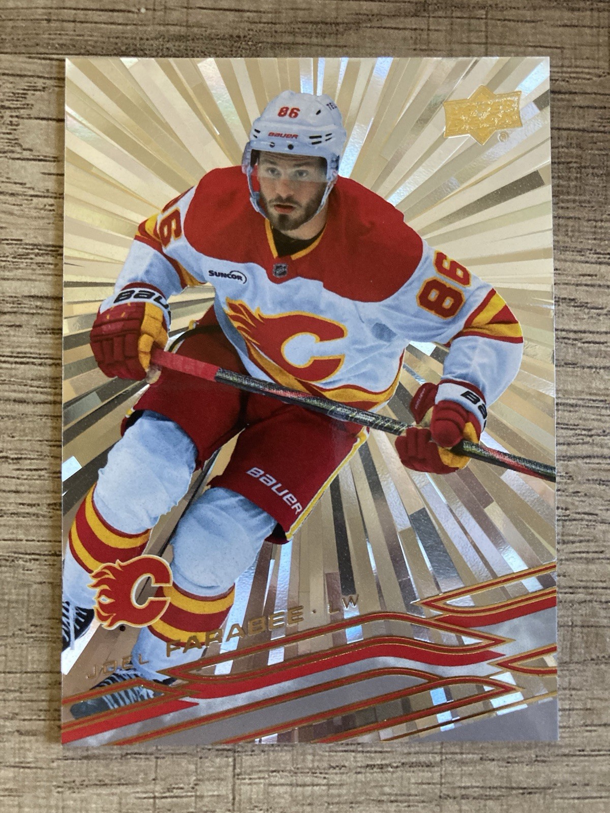 2026-27 Upper Deck Series 1 Joel Farabee #19 Outburst