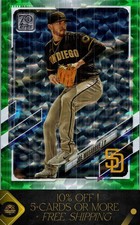 2021 Topps #411 Joe Musgrove Green #/499