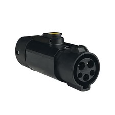 EVHIKING Type 1 to Type 2 Adapter SAE j1772 to IEC62196 White