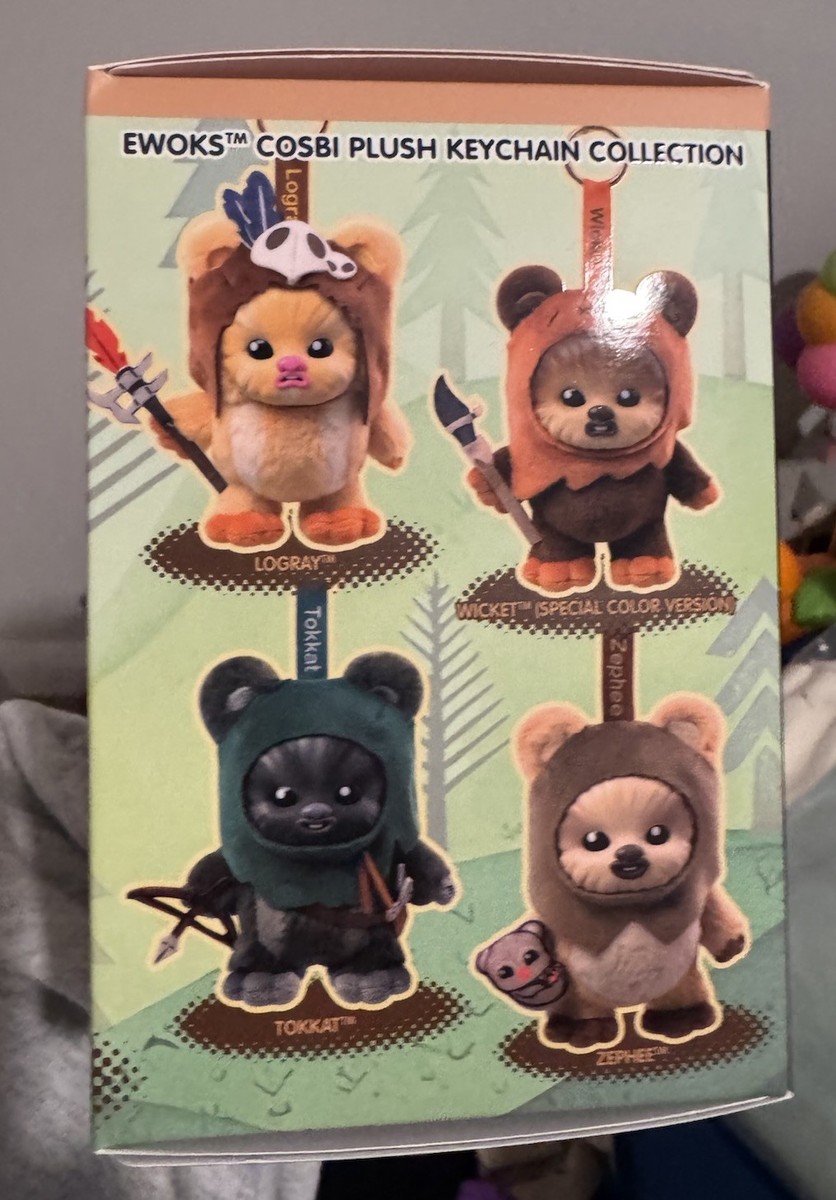 2025 Disney Parks Cosbi Ewoks Plush Keychain Blind Box Hot Toys
