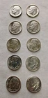 Lot of 10 - U.S. 90% Silver Roosevelt Dimes 1960-1964 P And  D $1 Face #32