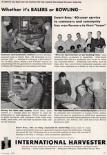 1954 Print Ad International Harvester IH Tractor Dealer Ewert Bros Columbus NE