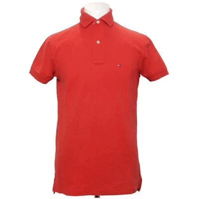 Tommy Hilfiger, Poloshirt, Größe: S, Rot, Baumwolle, Einfarbig, Herren #yYN - Bild 1 von 4