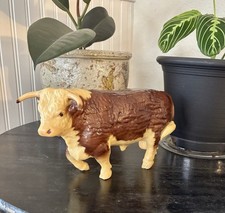 Rare # 71 Vintage Breyer Walking Hereford Bull. Un-stamped 50-60ties piece.