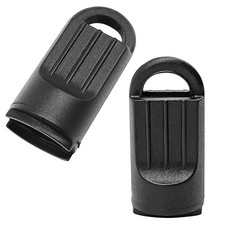 Pleoos Roof Rack Crossbar Key, 2pcs Key Clip Black