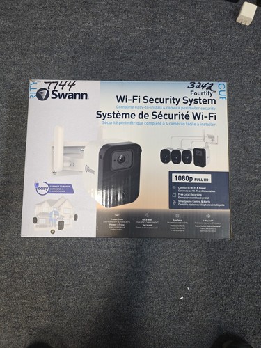 Swann FOURTIFY 1080p 4-Camera WIFI Security System SWIFI-FOURTIFY4 BRAND NEW