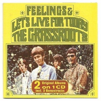 Feelings & Let's Live For Today by The Grass Roots (CD) Very Good Ships 1st Clas