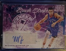 Court Kings Brush Strokes Michael Porter Jr. Autograph #BR-MPJ Nuggets 35/35🔥