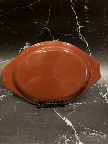 Vintage Pyrex 943C Old Orchard Oval Casserole Dish 1 1/2 Qt  Lid