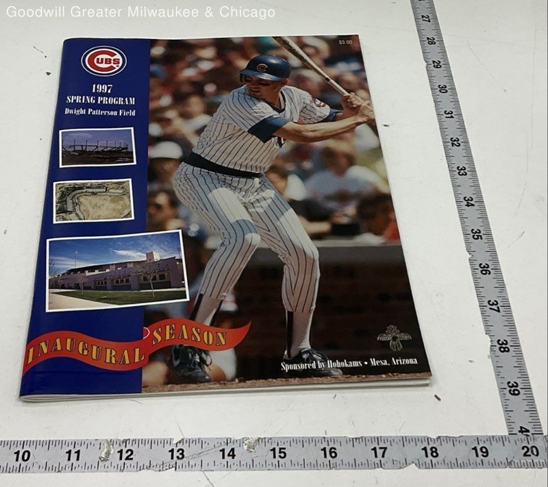 Chicago Cubs Multicolor 1992 Spring Training Program Sports Collectible