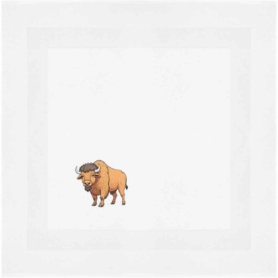Baumwollserviette/Essenstuch ''Standing Bison'' (NK00048433)