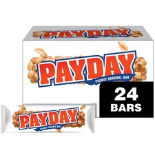 PAYDAY Peanut Caramel Candy Bars, 1.85 Oz 24 Count