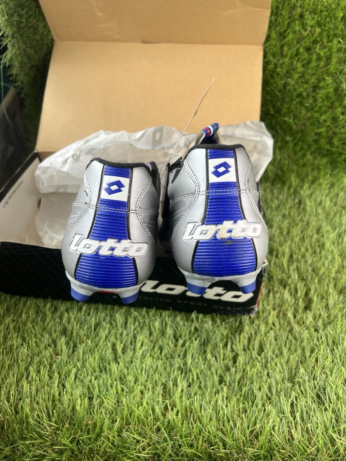 Lotto PU Campionato II 3F 2002 *NUOVISSIME* scarpe calcio uomo 10 5 UK retrò