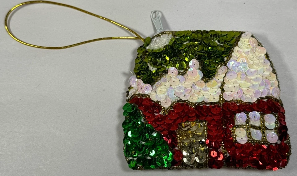 Блестки Рождественский кошелек монета сумка молнии кошелек с ремешком кабины, отлично подходит для праздничных вечеринок - Изображение 3 из 4