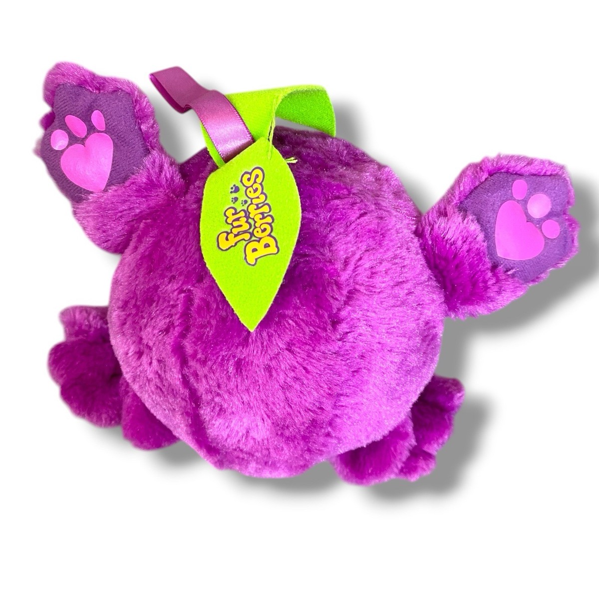 ぬいぐるみ  Sparkly Cassis Original Berry Spin Master Fur Berries Grape Gabby Purple Still Scented 2014 Ball