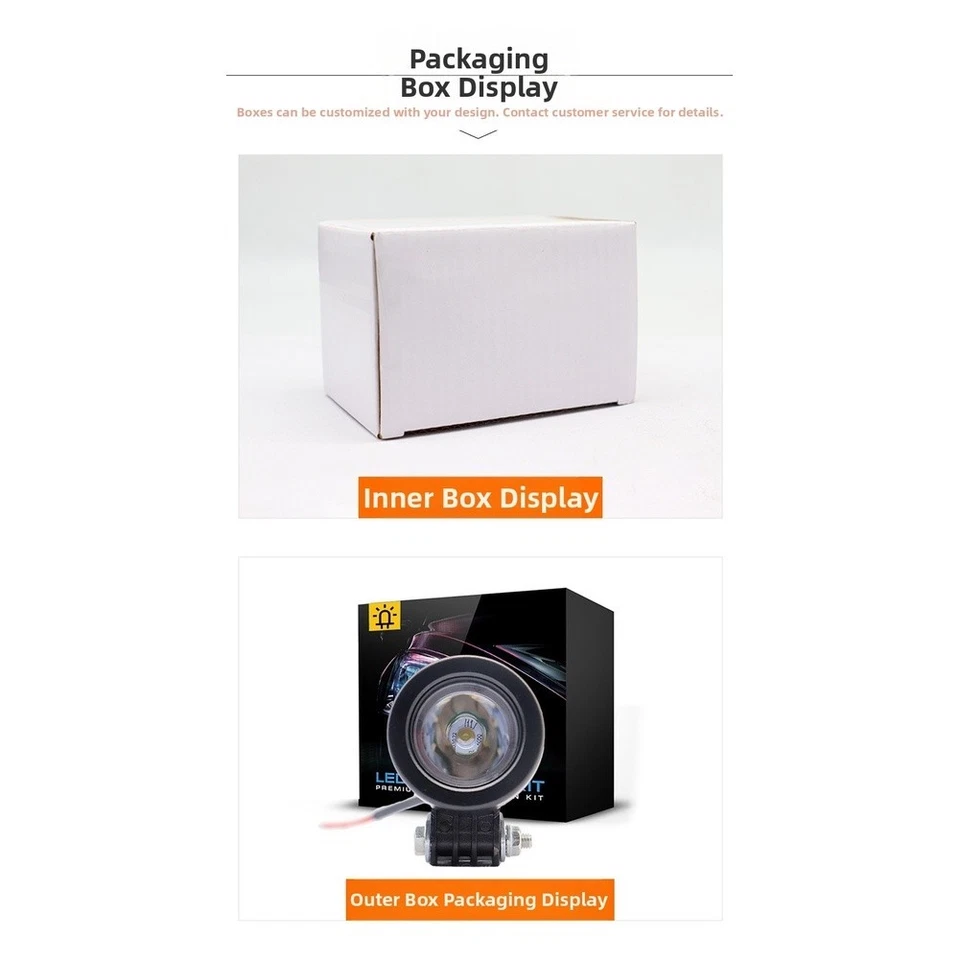 For Off Road LED Spot Light 65mm 10W for Car Motorcycle Truck ATV Front Use - Image 3 of 4