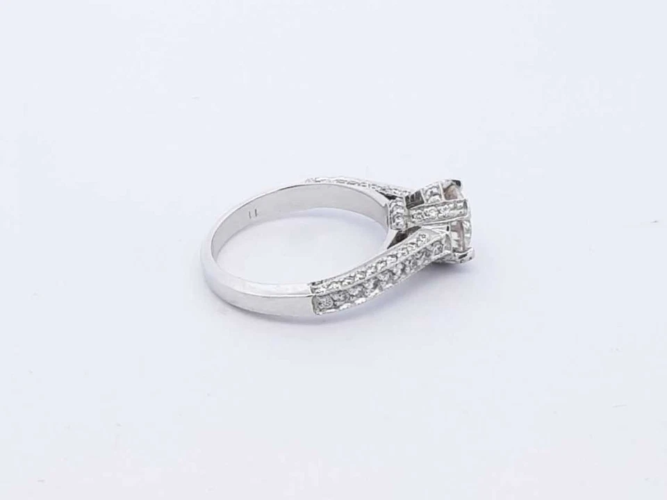 1.53 Cttw Diamond & 14k White Gold Ring Size 5.25 Fw0424rpxdu - Image 4 of 4