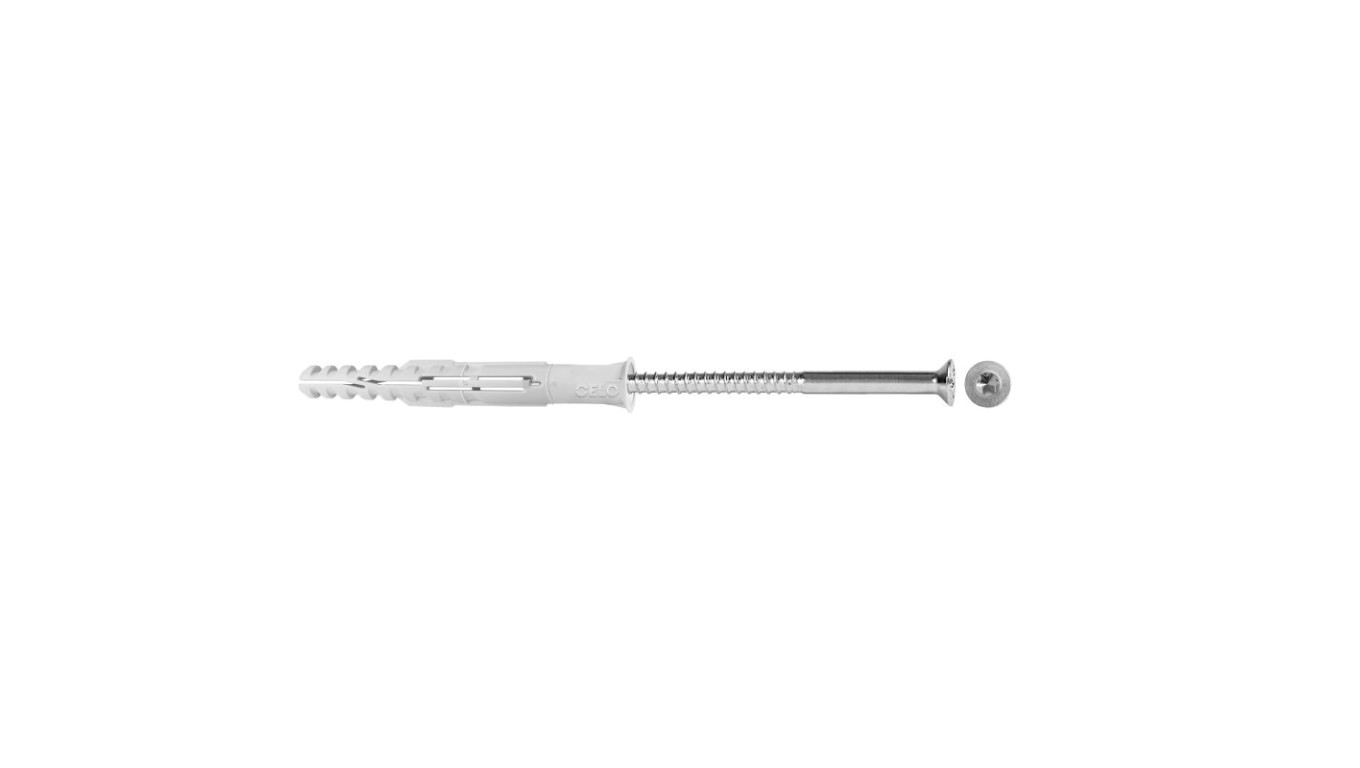 Frame anchor MFR SB 10-320mm TX, tapered head screw, zinc plated/packagin /T2UK