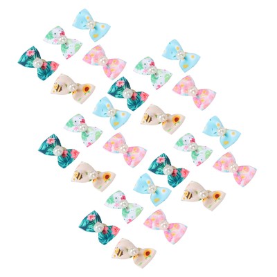 25x Pet Hair Bows Mixed Styles Pet Cat Puppy Small Dog Grooming Accessories