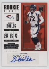2017 Contenders Rookie Ticket/Rookie Ticket Variation Garett Bolles Auto 0qn