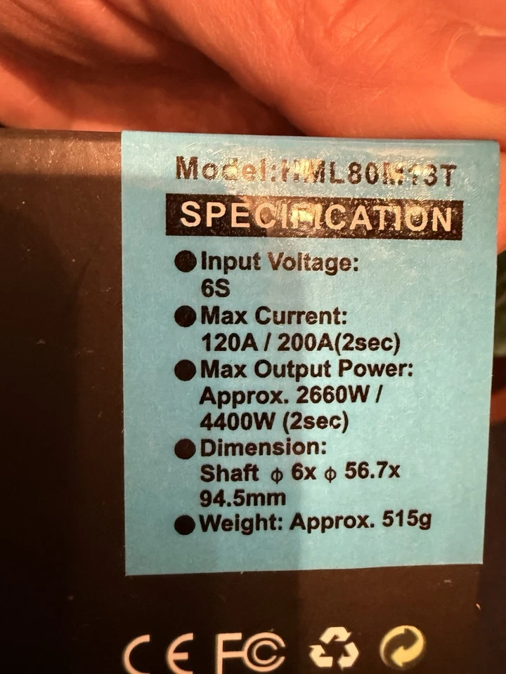 Align Brushless Heli-Motor RCM-BL800MX - Bild 2 von 4